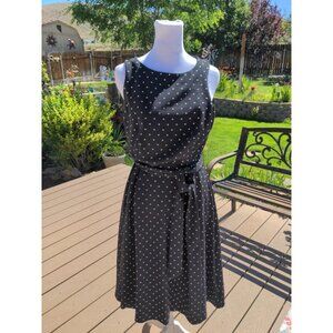 Black Polka Dit Dress (XS)